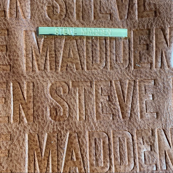 Steve Madden Cognac Logo Crossbody Bag - Picture 6 of 11